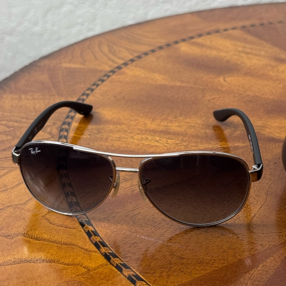 Ray-Ban Black and Silver Sunglasses